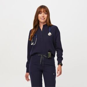 NWT- Rafaela Oversized Longsleeve Scrub Top™(Size L)